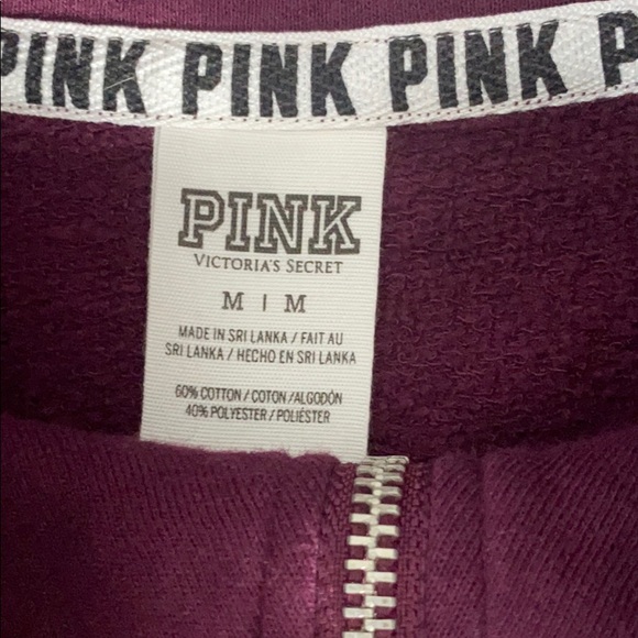 PINK 1/2 zip hoodie - Picture 3 of 3